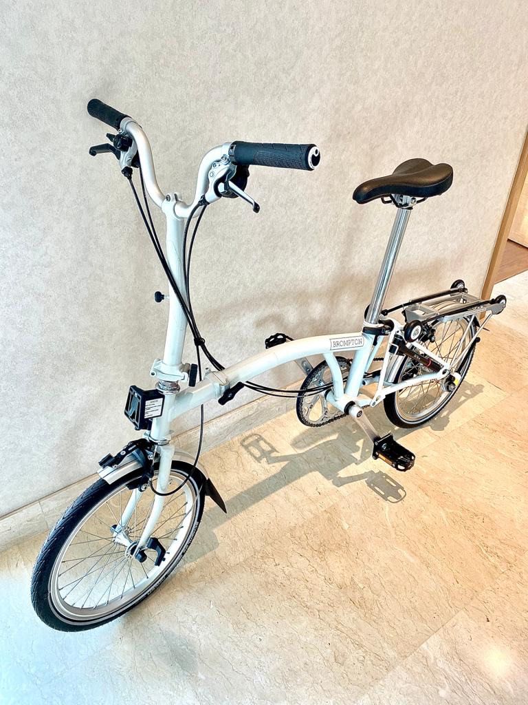 Brompton m6r papyrus discount white