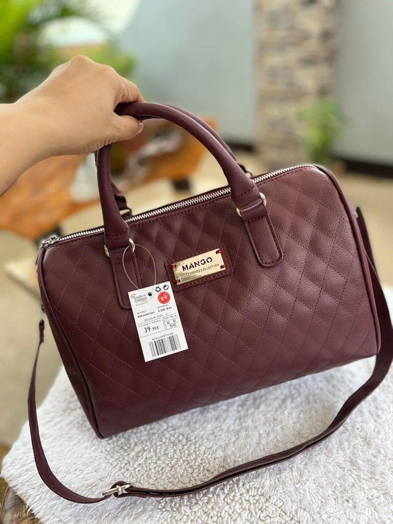 Mango hot sale burgundy bag