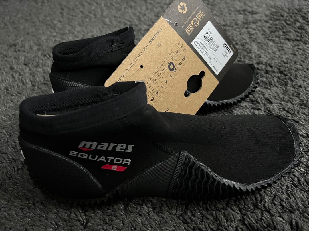 Mares Equator 2mm Neoprene Dive Boots, Sports Equipment, Other Sports