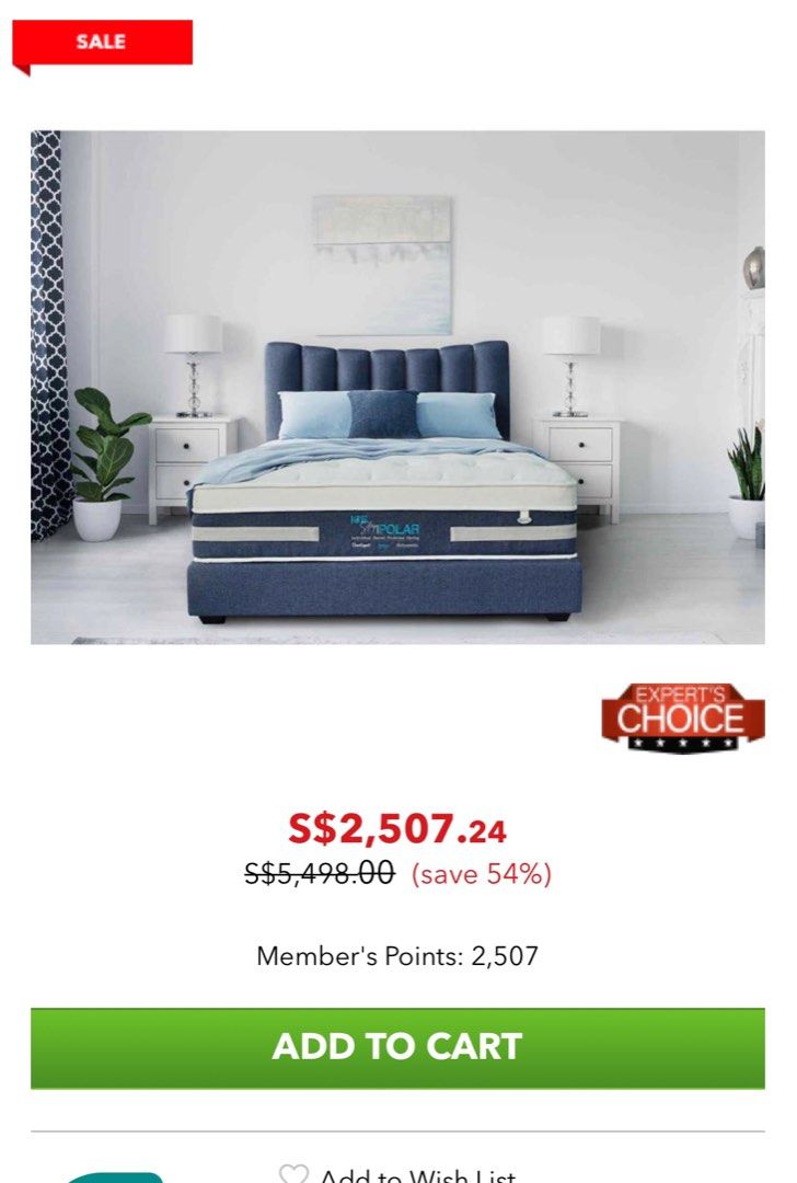 MAXCOIL ICE SLEEP POLAR QUEEN SIZE MATTRESS Furniture Home Living