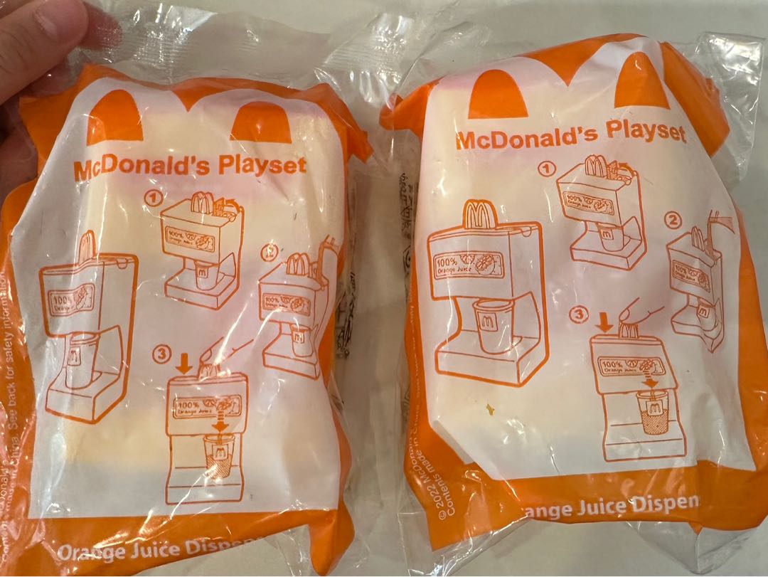Mcdonalds orange juice dispenser, Hobbies & Toys, Toys & Games on Carousell
