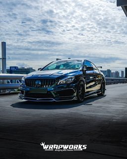 Mercedes CLA45 - Metallic Emerald Full Wrap / Vinyl Wrap