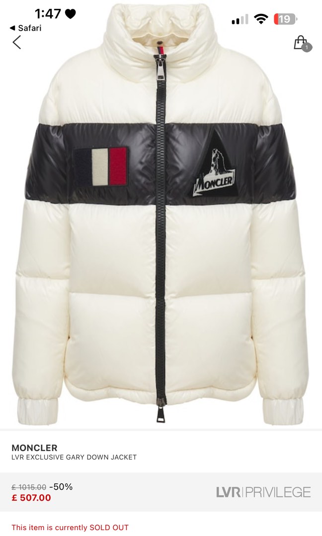 Gary puffer jacket on sale