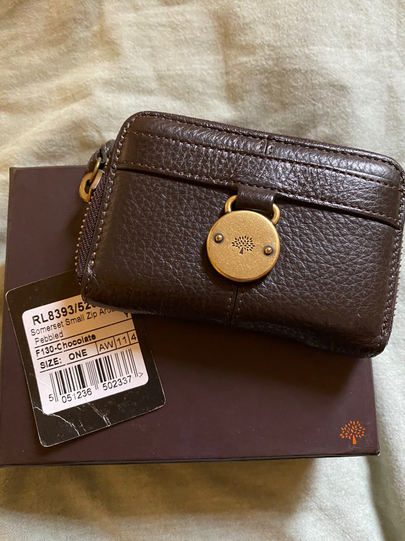 Mulberry Red Leather Purse/Wallet — The Changing Room
