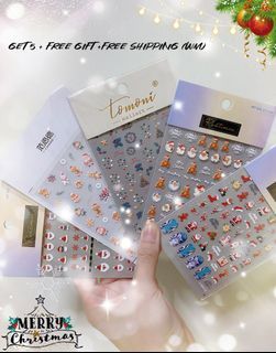 Last Call! Year End Promo [Nail ART stickers- Christmas Design]