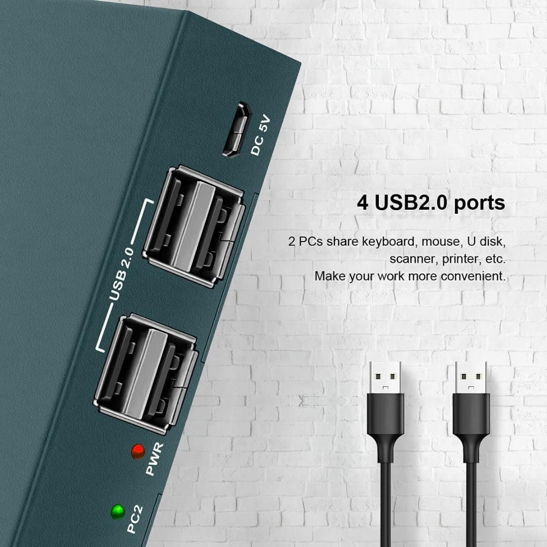 New Arrival! Steetek KVM Switch DisplayPort 2 Port DP 4K 60Hz, USB 2.0, DP 1.2, DP KVM Switch 2