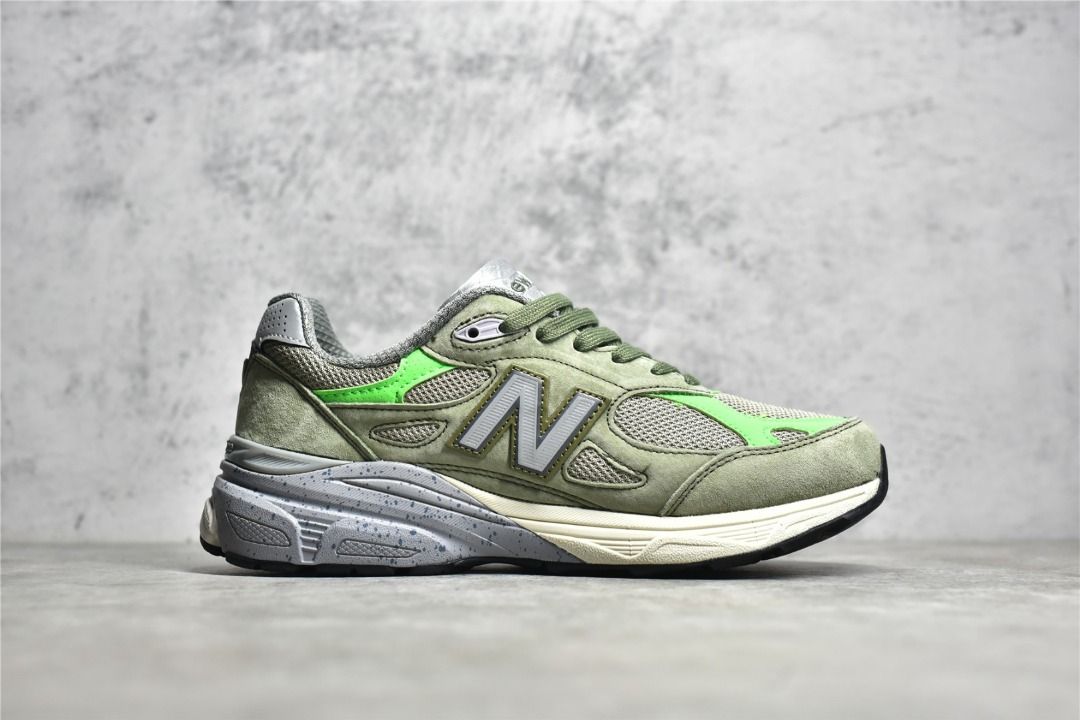 jjjjound x new balance 990v3 khaki