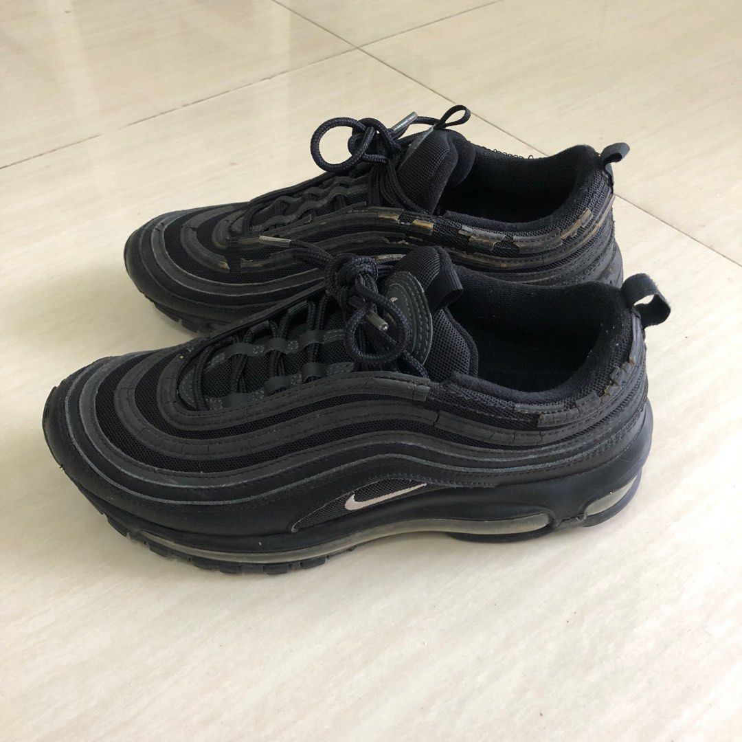 womens air max 97 triple black