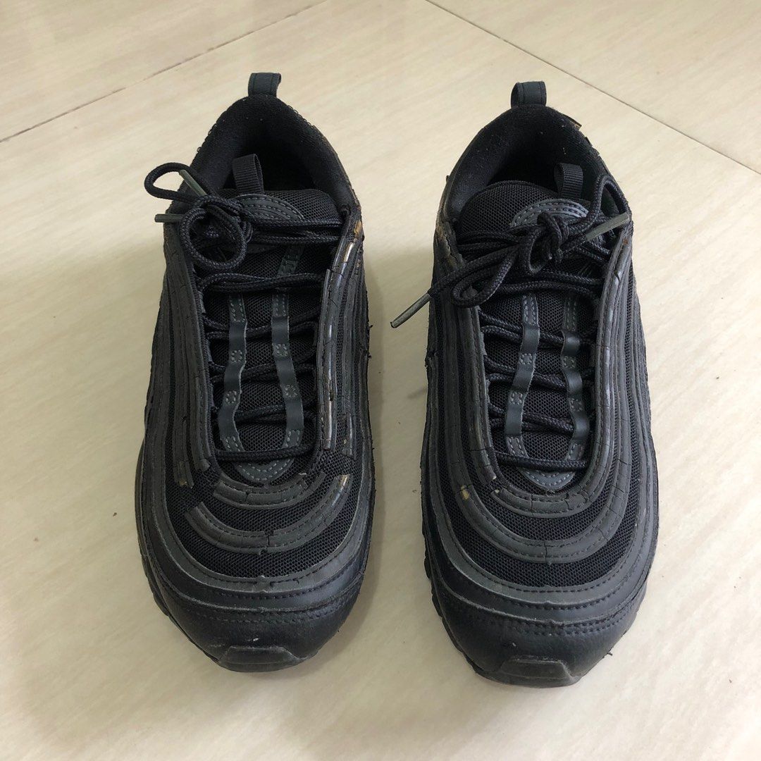 womens air max 97 triple black
