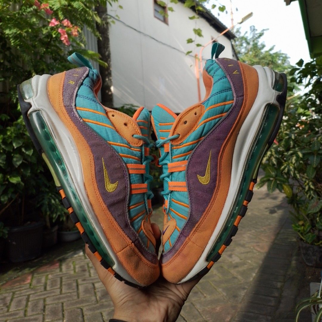 Nike Airmax 98 Hyper Grape Fesyen Pria Sepatu Sneakers di Carousell