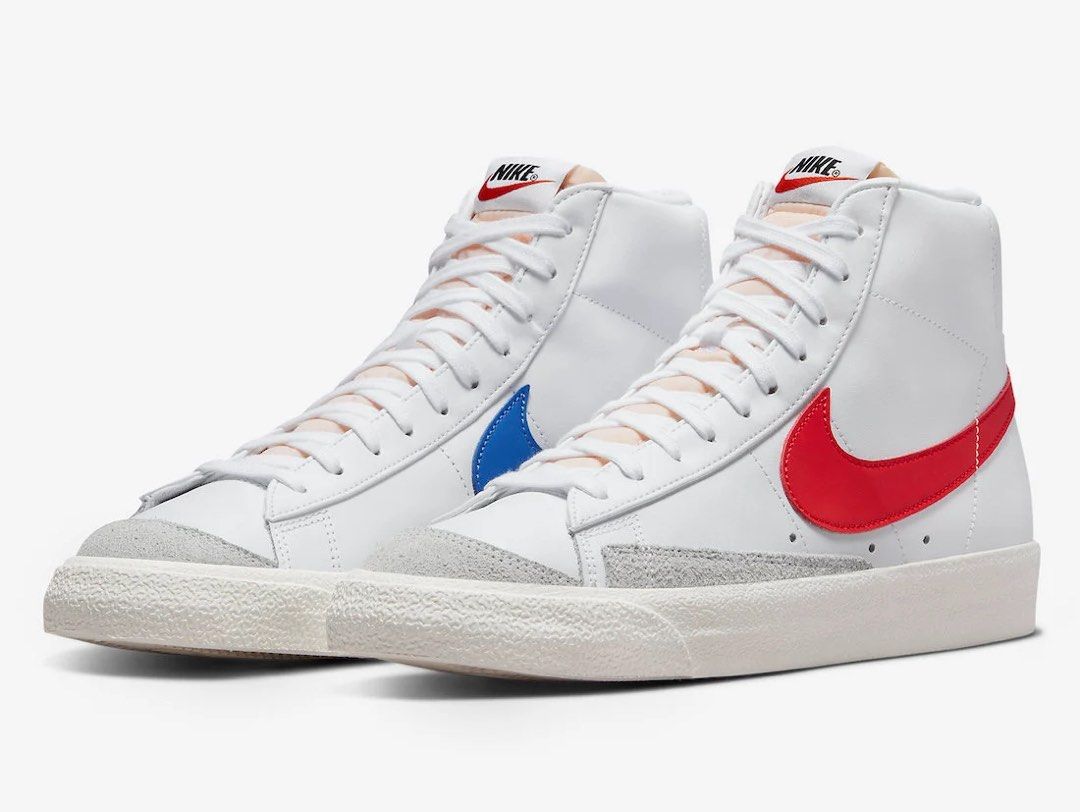 White and red nike sales blazers