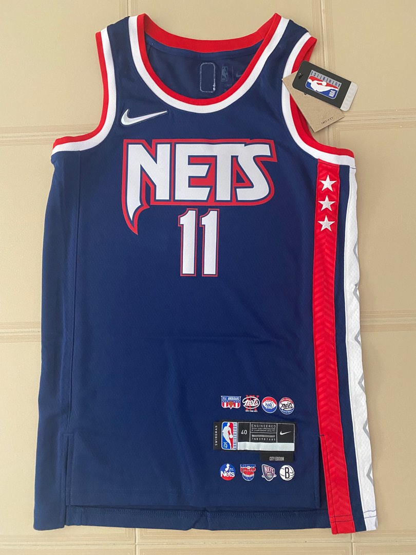 Nike NBA Brooklyn Nets Kyrie Irving Earned Edition Swingman Jersey Black  Size L