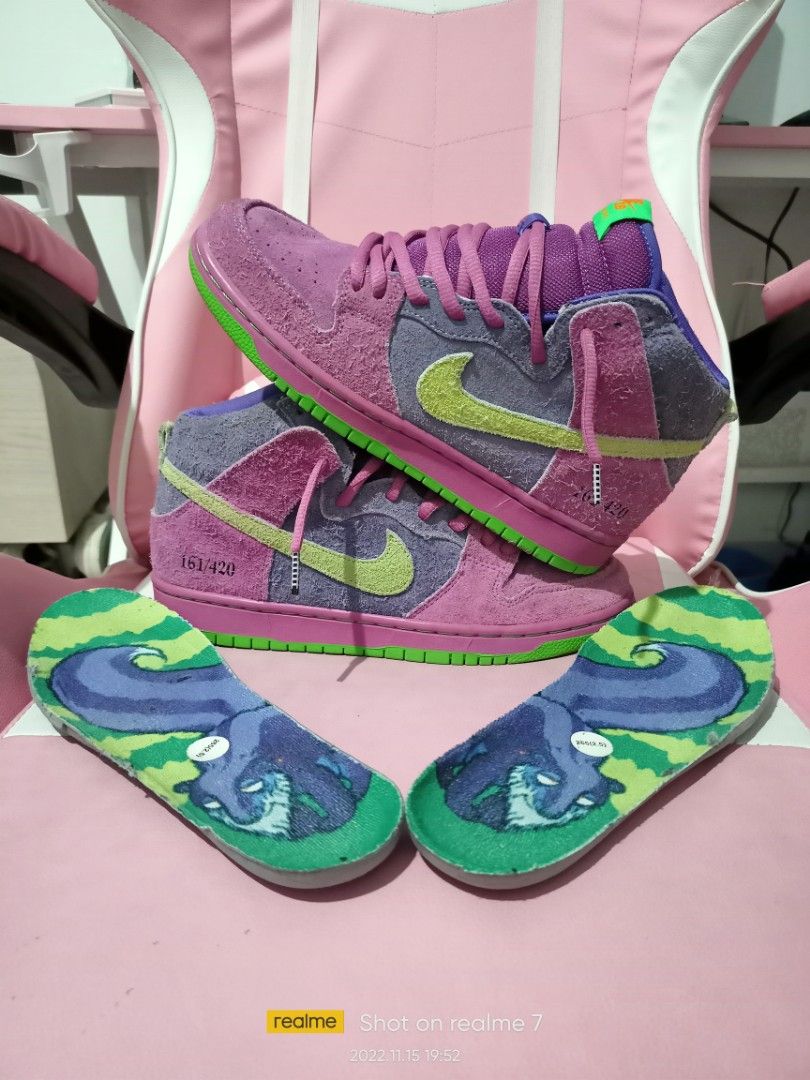 NIKE SB DUNK HIGH 420 SKUNKS 42 26 5 CM PRELOVED BEKAS SECOND