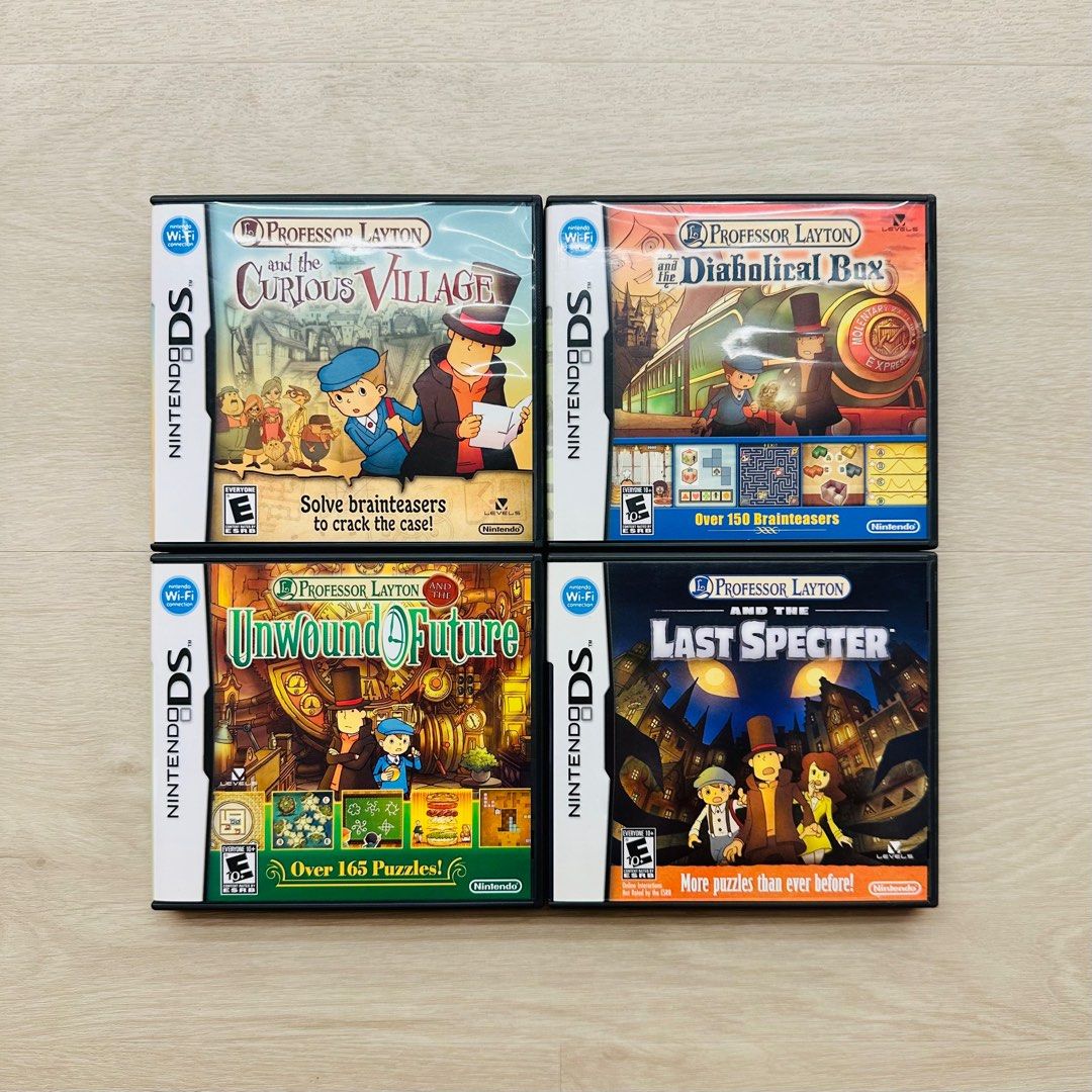 Professor layton ds games in order on sale