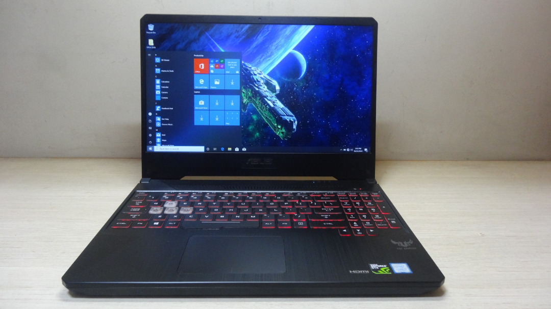 nvidia Gtx1050Ti i7-8750H Asus Tuf fx505 ram 16gb Gaming Laptop rgb ...