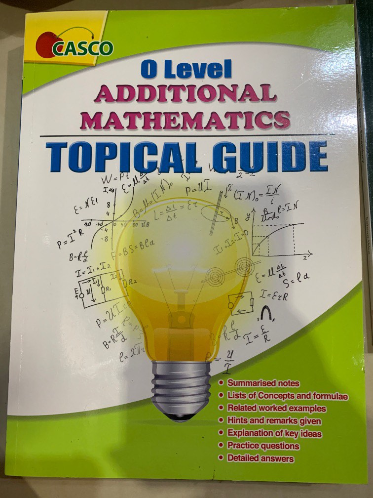O level additional mathematics topical guide hobbies toys books