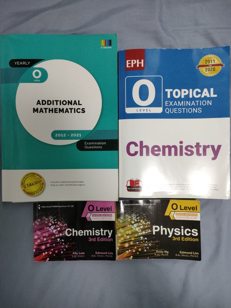O level chem&amath TYS+pure science guides, Hobbies & Toys, Books ...