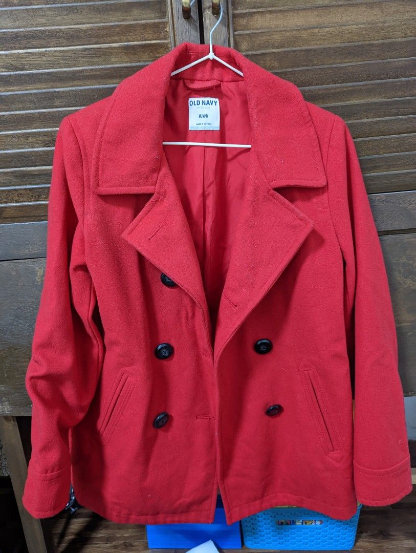 Old navy new arrivals red coat