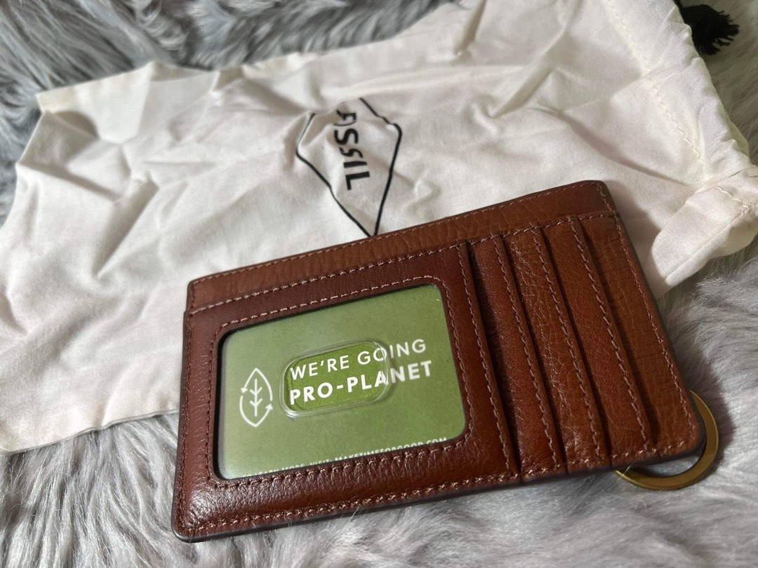 Original Fossil Card Holder, Women's Fashion, Bags & Wallets, Wallets & Card holders on Carousell