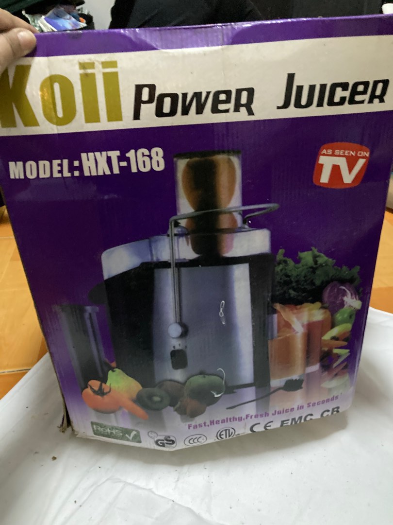 ORIGINAL KOII POWER JUICER, TV & Home Appliances, Kitchen Appliances