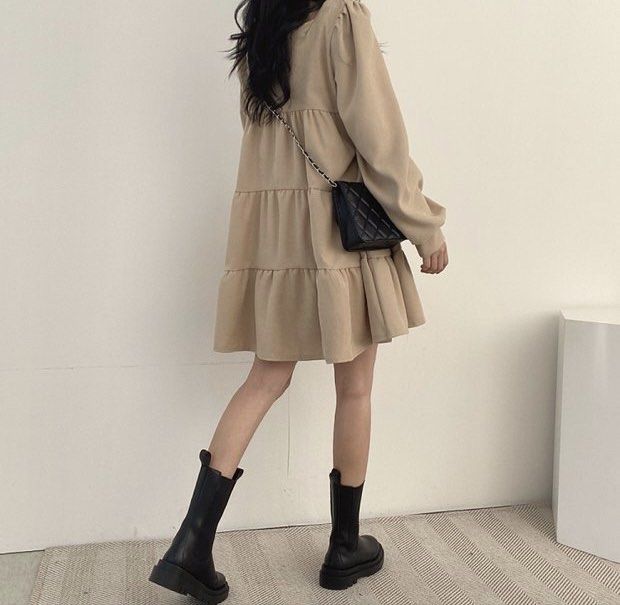cute oversized dresses Oversized long sleeve cute dress, Women's Fashion, Dresses & Sets, Dresses  on Carousell