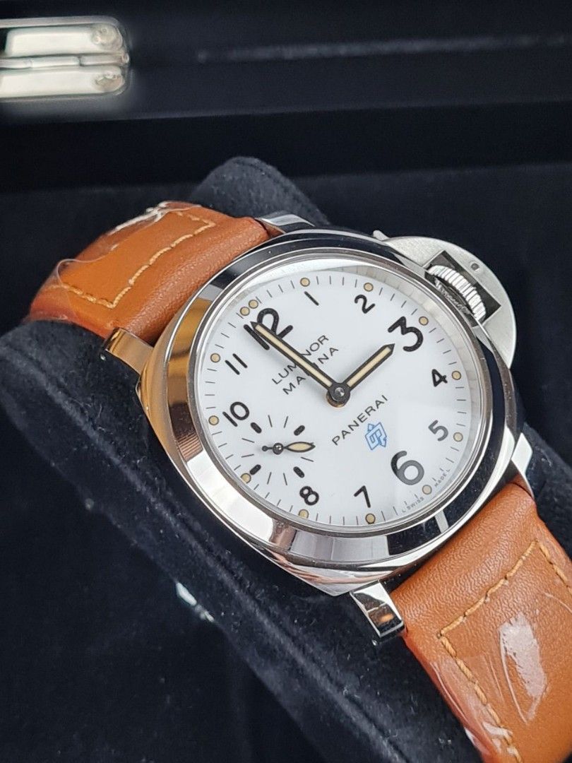 Panerai luminor marina deals logo acciaio