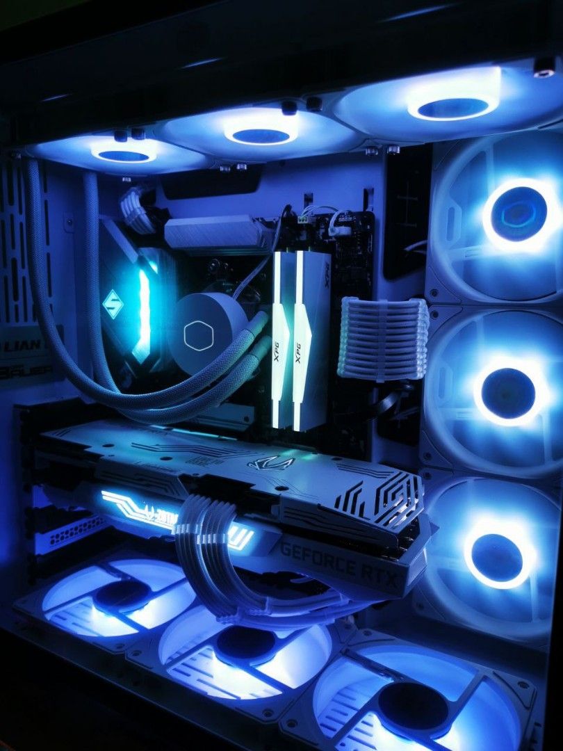 PC GAMING WHITE BUILD HIGH SPEC, Computers & Tech, Desktops on Carousell