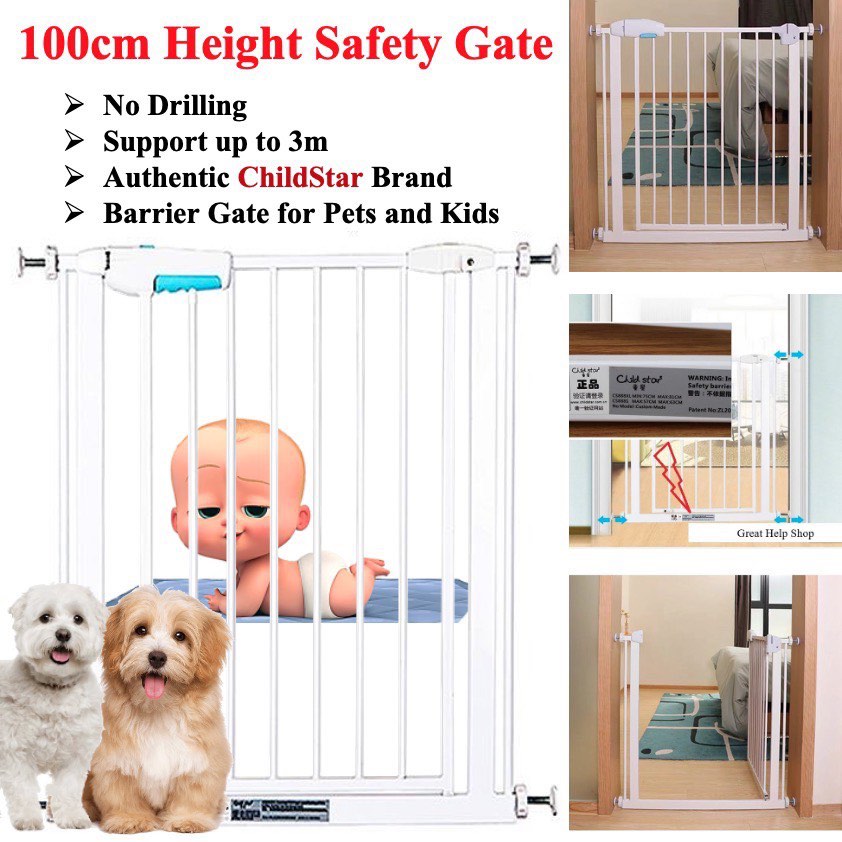 Pet Gate / Baby Gate 100cm (free extension), Babies & Kids, Baby