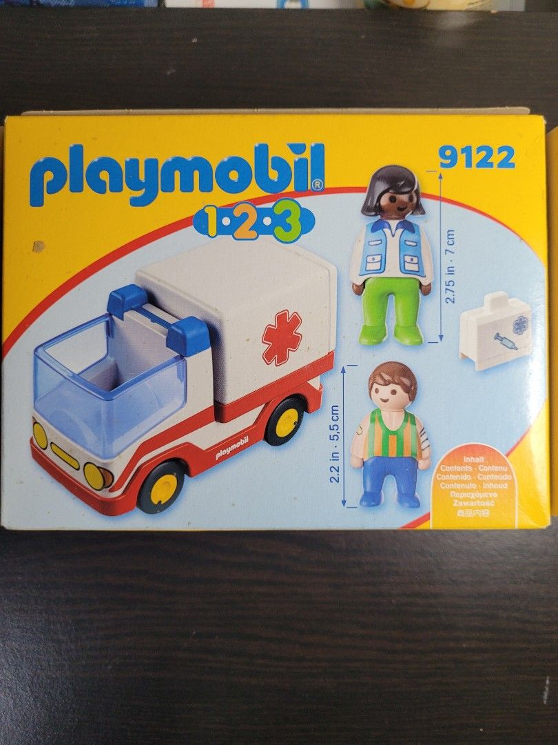 Playmobil 1.2.3 (9122) Rescue Ambulance, & Toys, Toys & Games on Carousell