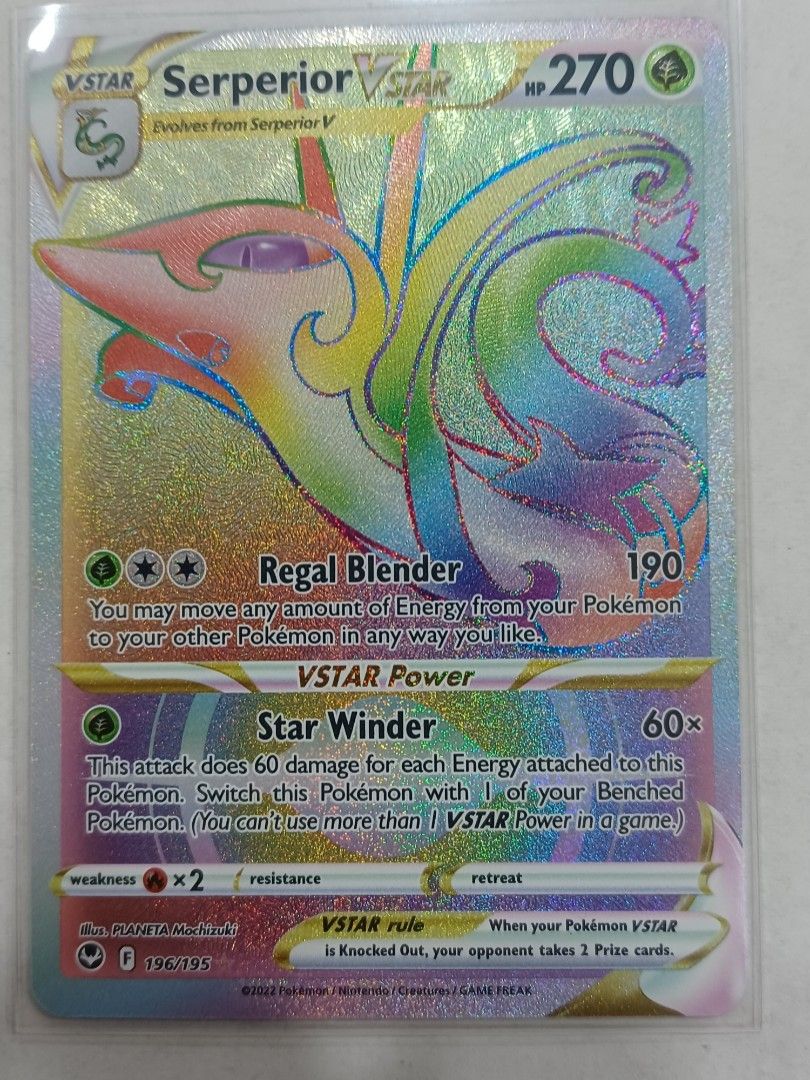 serperior vstar pokemon card value Serperior VSTAR - SWSH12: Silver Tempest [ULTRA RARE]