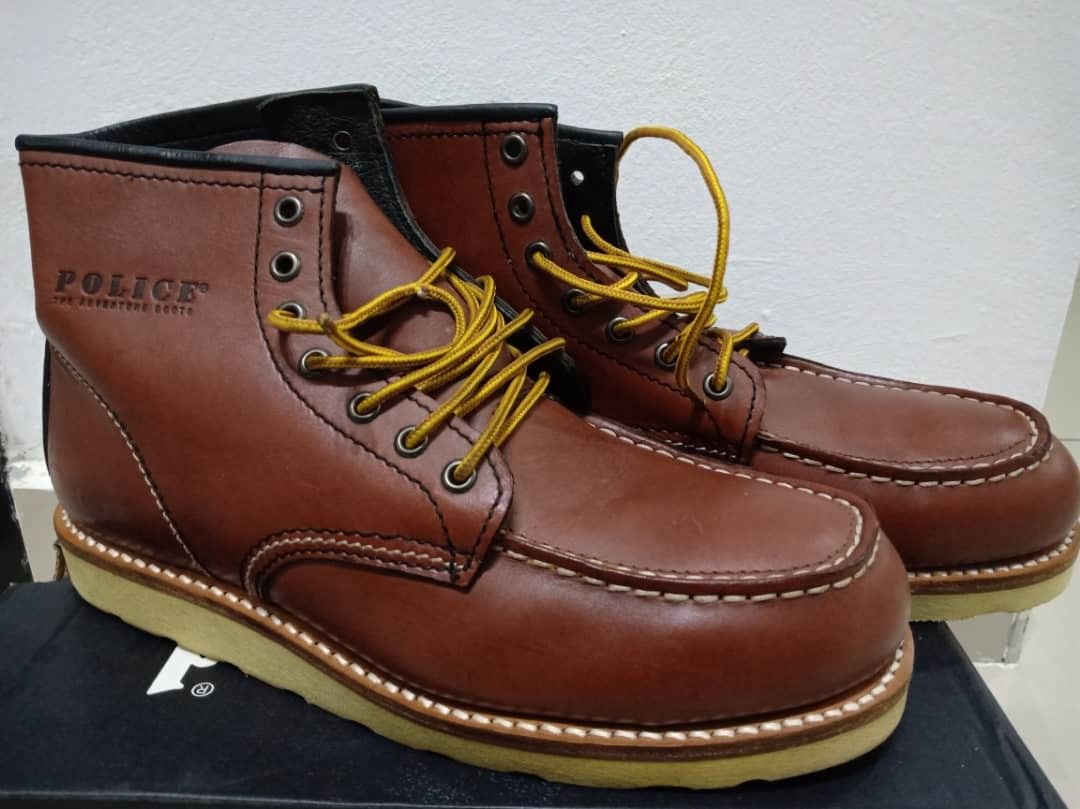 Safety boots discount brand police