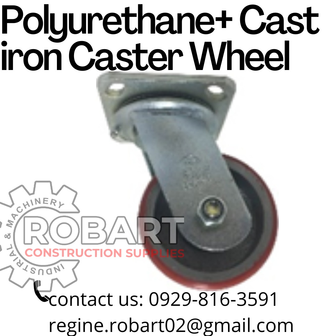 Polyurethane+ Cast iron Caster Wheel, Commercial & Industrial ...