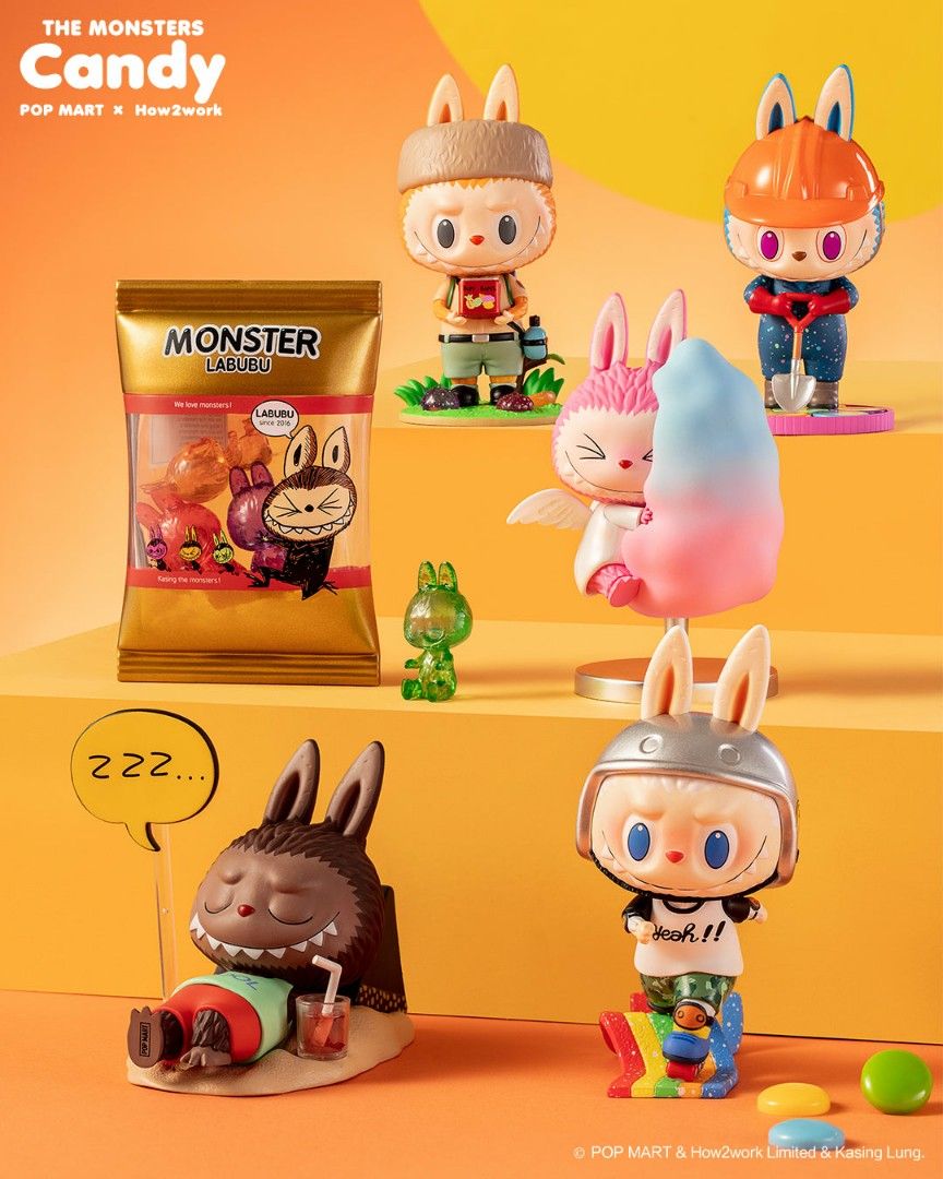POPMART LABUBU THE MONSTERS CANDY SERIES FULL SET AND INDIVIDUAL POPMART LABUBU THE MONSTERS CANDY SERIES FULL SET AND INDIVIDUAL