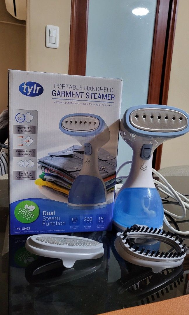 tylr portable handheld garment steamer