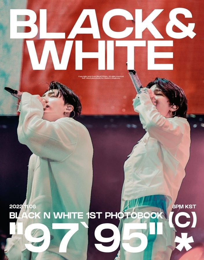 【BTS】BLACK & WHITE 1st Photobook WTS/LFB] [FANSITE] BTS JUNGKOOK & JIMIN 
