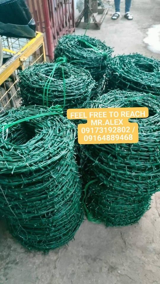 pvc coated barb wire Specs 3.2mm x 200 meters, Commercial & Industrial