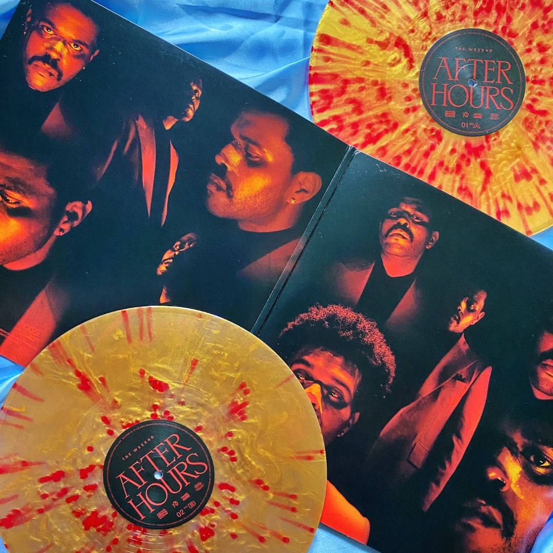 THE WEEKND AFTER HOURS 002 LIMITED EDITION COLLECTOR SPLATTER RED VINYL 12  RARE