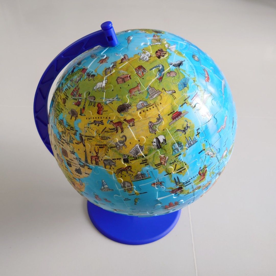 Puzzle 3d 180 pieces globe, puzzle