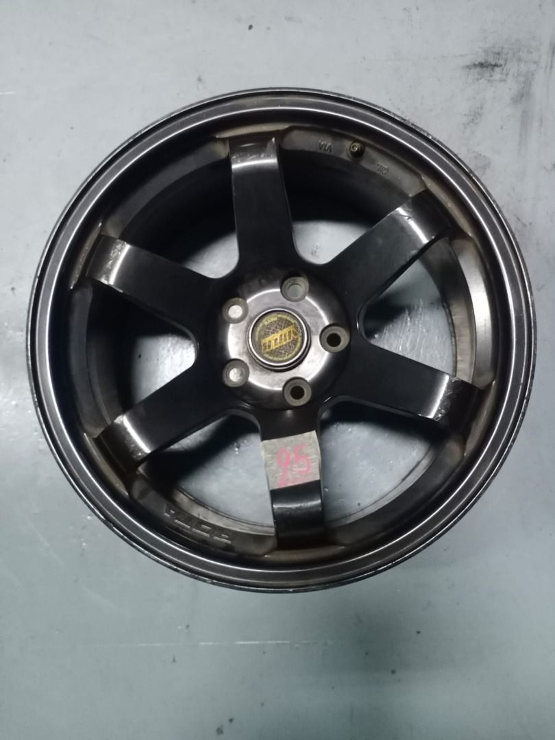 Rays Rim Set, Car Accessories, Tyres & Rims on Carousell