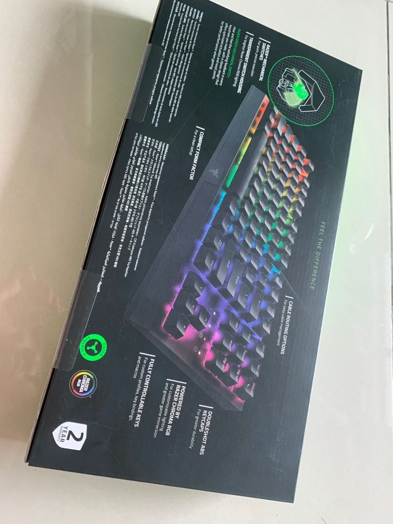 Razer Blackwidow v3 Tenkeyless Mechanical Gaming Keyboard New ...