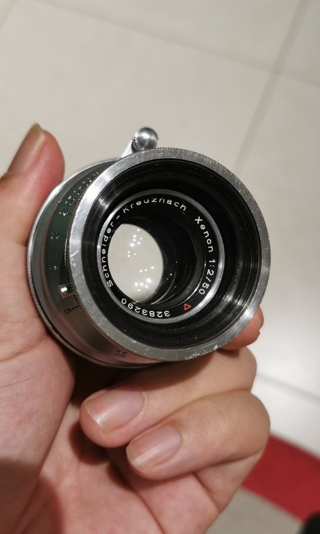 Objectif Schneider Xenon 50mm F/2 - Monture Arrière - Circa 1952 - Occasion