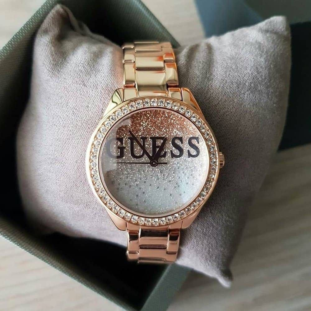 Guess glitter top girl watch