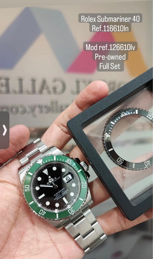 Rolex Submariner 116610LV, Luxury, Watches on Carousell