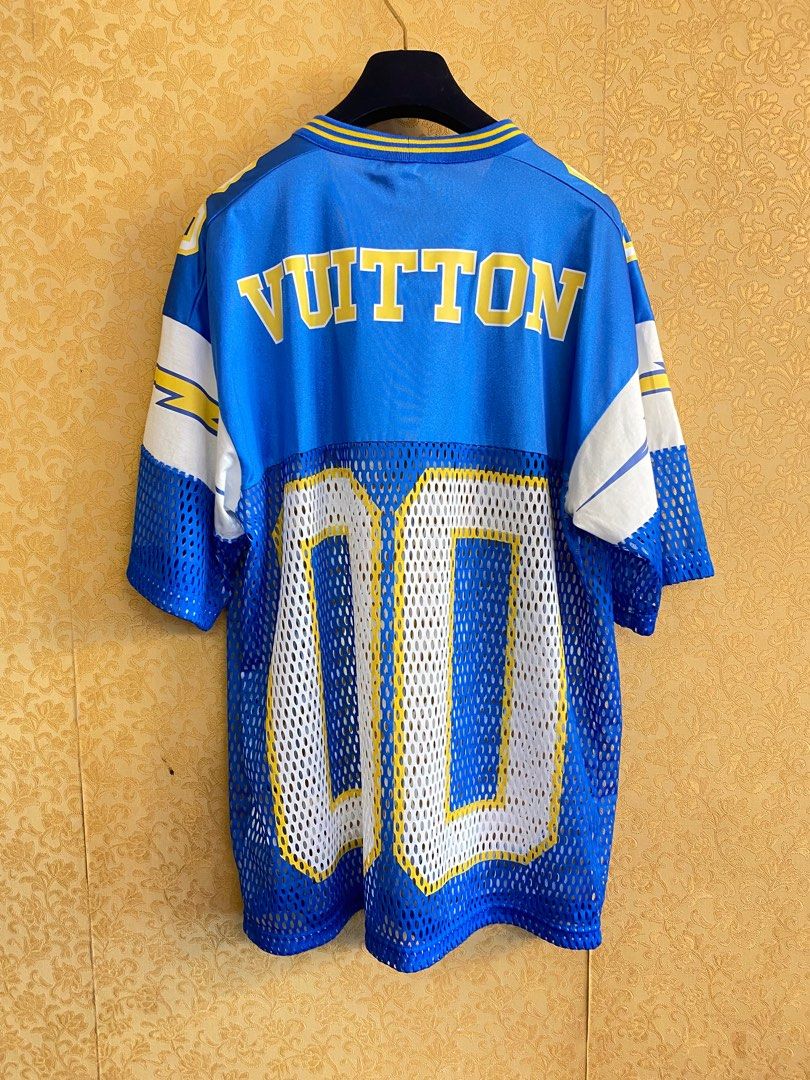 Louis Vuitton Sporty T-shirt with Patch Blue Men's - SS22 - GB