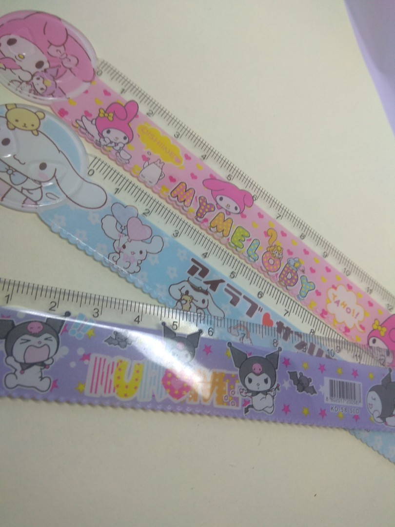 Ruler Sanrio, Hobbies & Toys, Stationery & Craft, Craft Supplies 