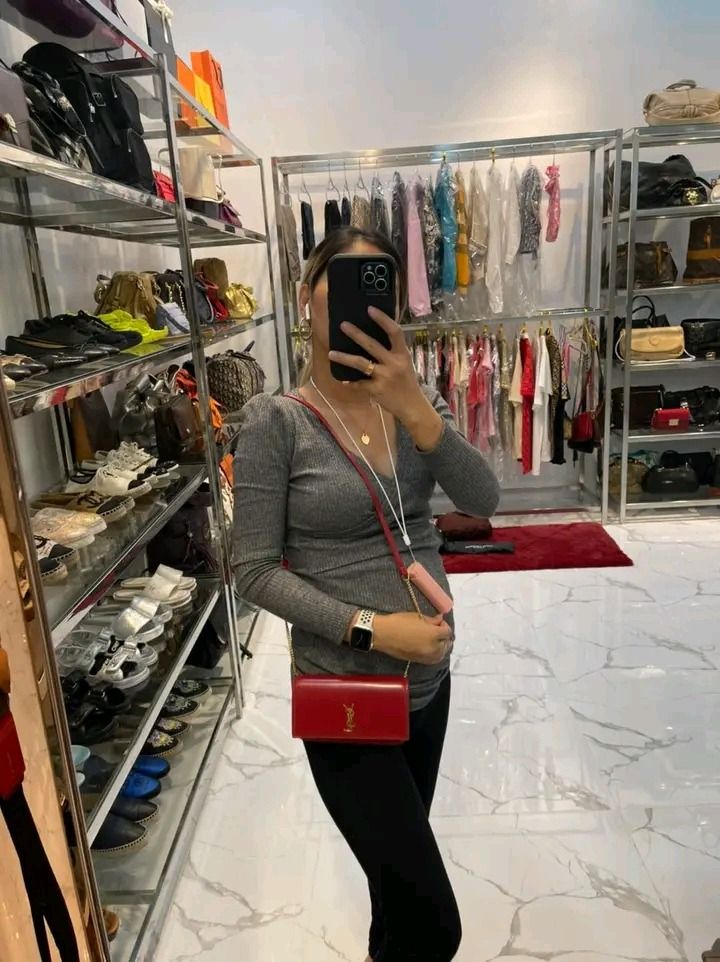 Ysl monogram top phone holder bag