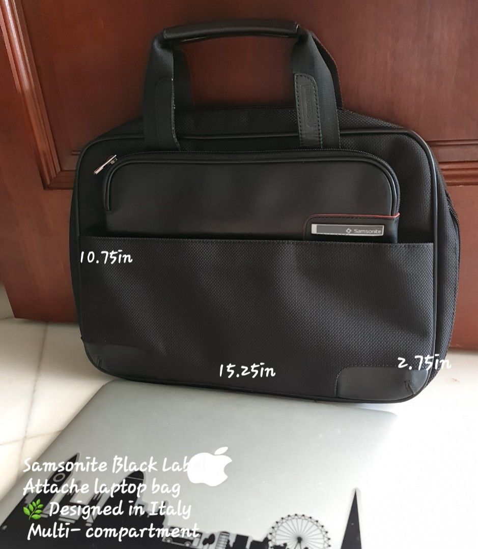 Samsonite black label laptop bag 2025