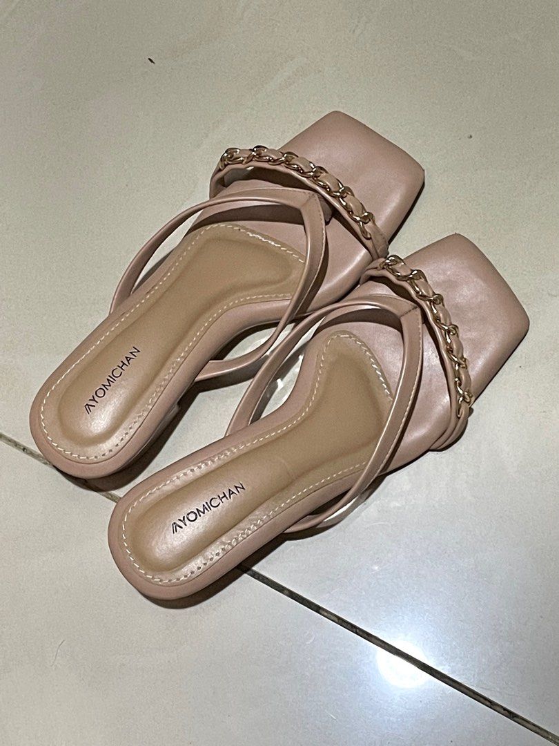 sandal heels 3 cm Fesyen Wanita Sepatu di Carousell