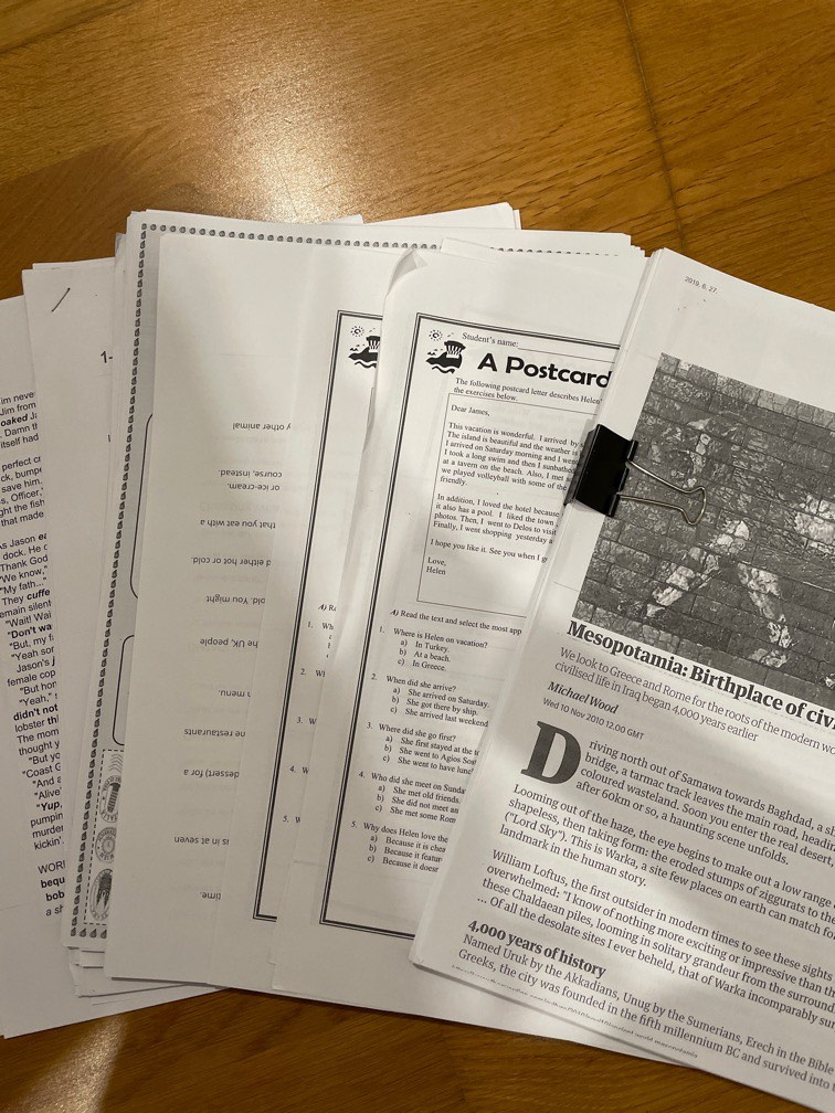SAT English Text Comprehension Practice worksheets, Hobbies &amp; Toys ...