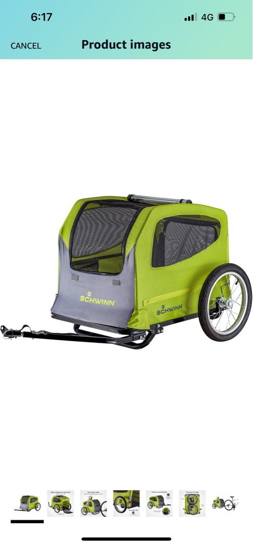 Schwinn Rascal Bike Pet trailer Large, Pet Supplies, Homes & Other Pet